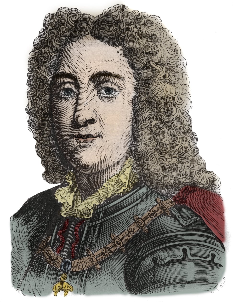 Karl VI, den hellige romerske keiser (1685-1740) - Karl av Habsburg (Karl von Habsburg) (Karl VI av det hellige rike) 1685-1740 - Gravering av Anonymous Anonymous