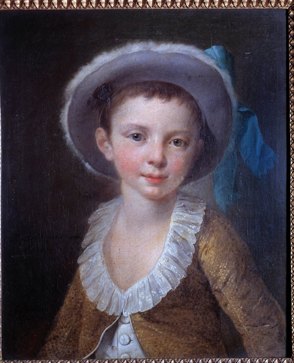 Barneportrett Anonymt maleri fra 1700-tallet, Paris, Museum of Decorative Arts av Anonymous Anonymous