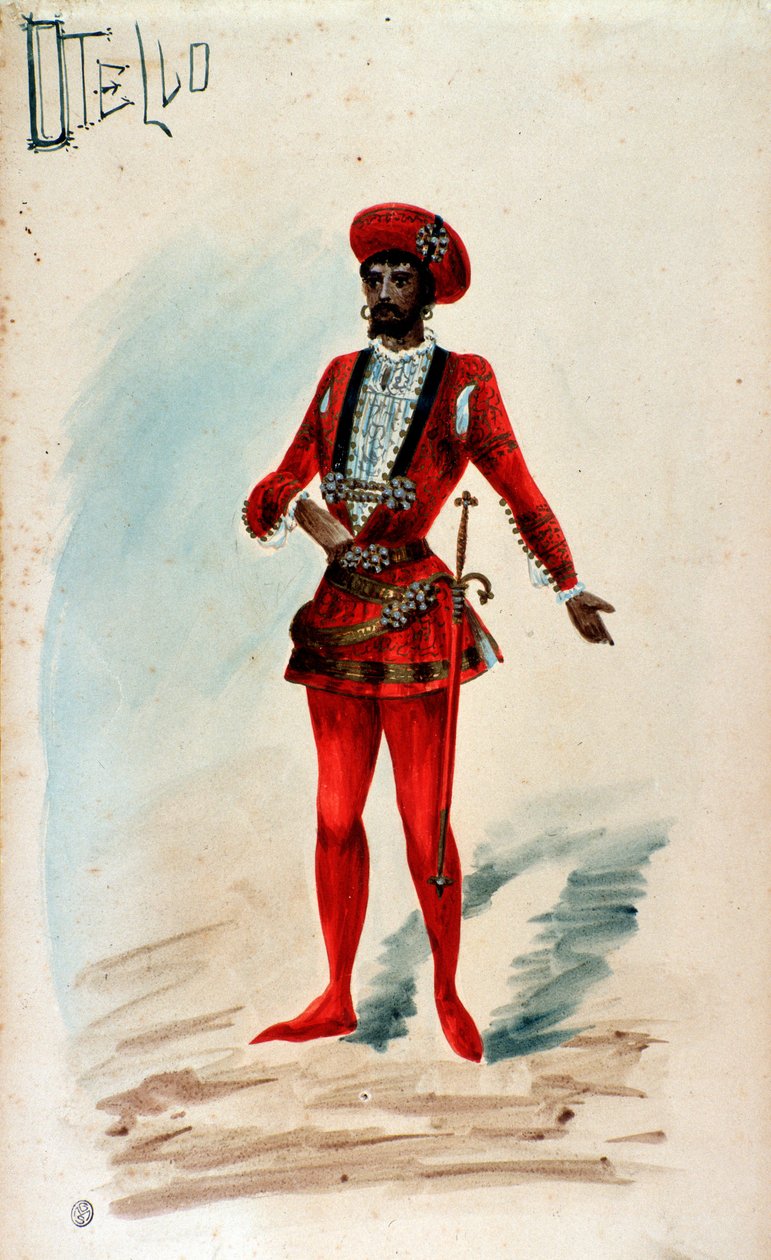 Kostyme for Otello i operaen av Giuseppe Verdi av Anonymous Anonymous