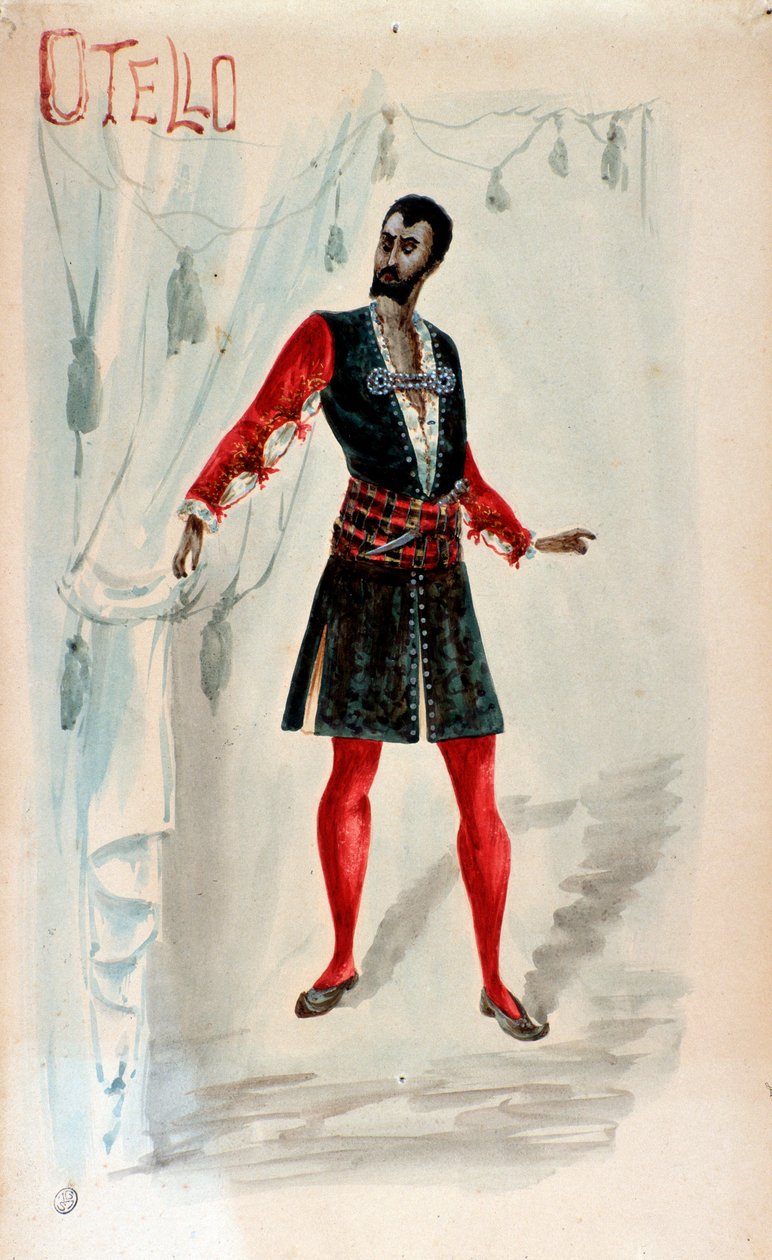 Kostyme for Otello i operaen av Giuseppe Verdi av Anonymous Anonymous