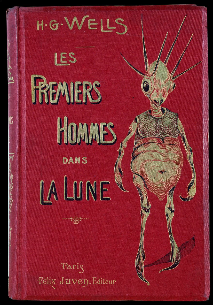 Cover av "The First Men in the Moon" av H. G. Wells (Herbert George av Anonymous Anonymous