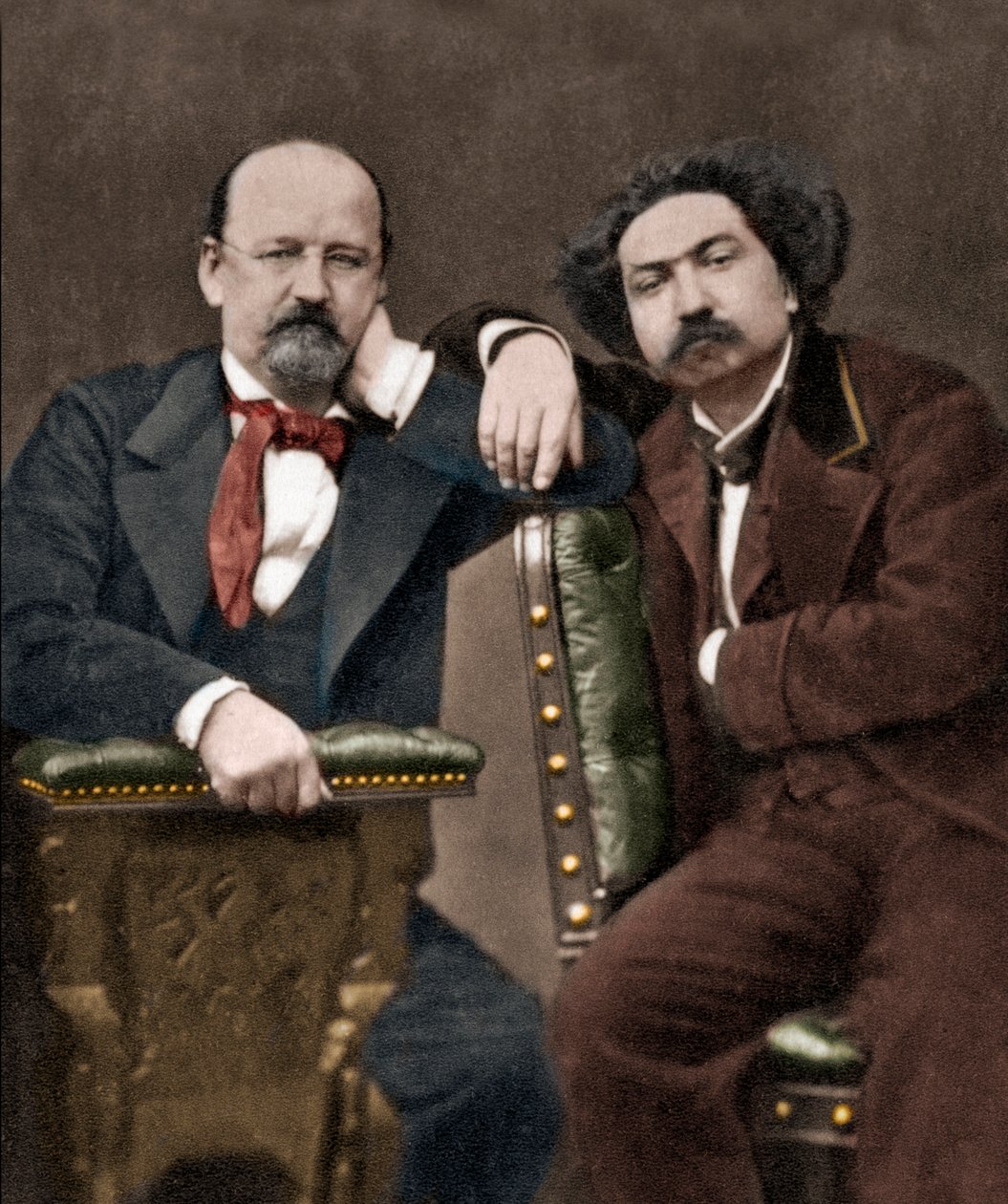 Emile Erckmann (1822-1899) og Alexandre Chatrian (1826-1890) av Anonymous Anonymous