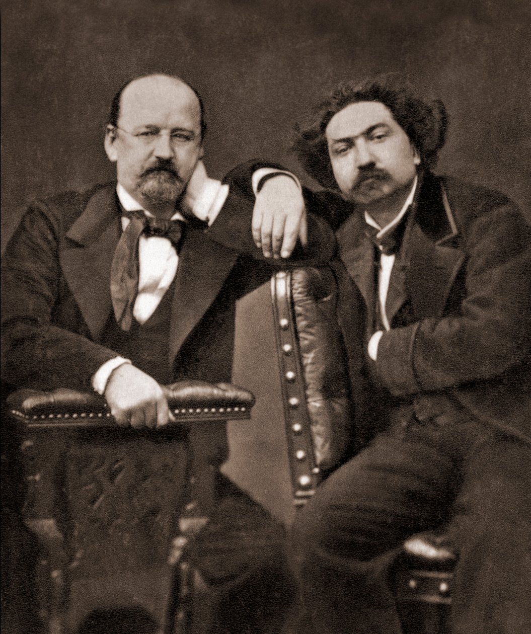 Emile Erckmann (1822-1899) og Alexandre Chatrian (1826-1890) av Anonymous Anonymous