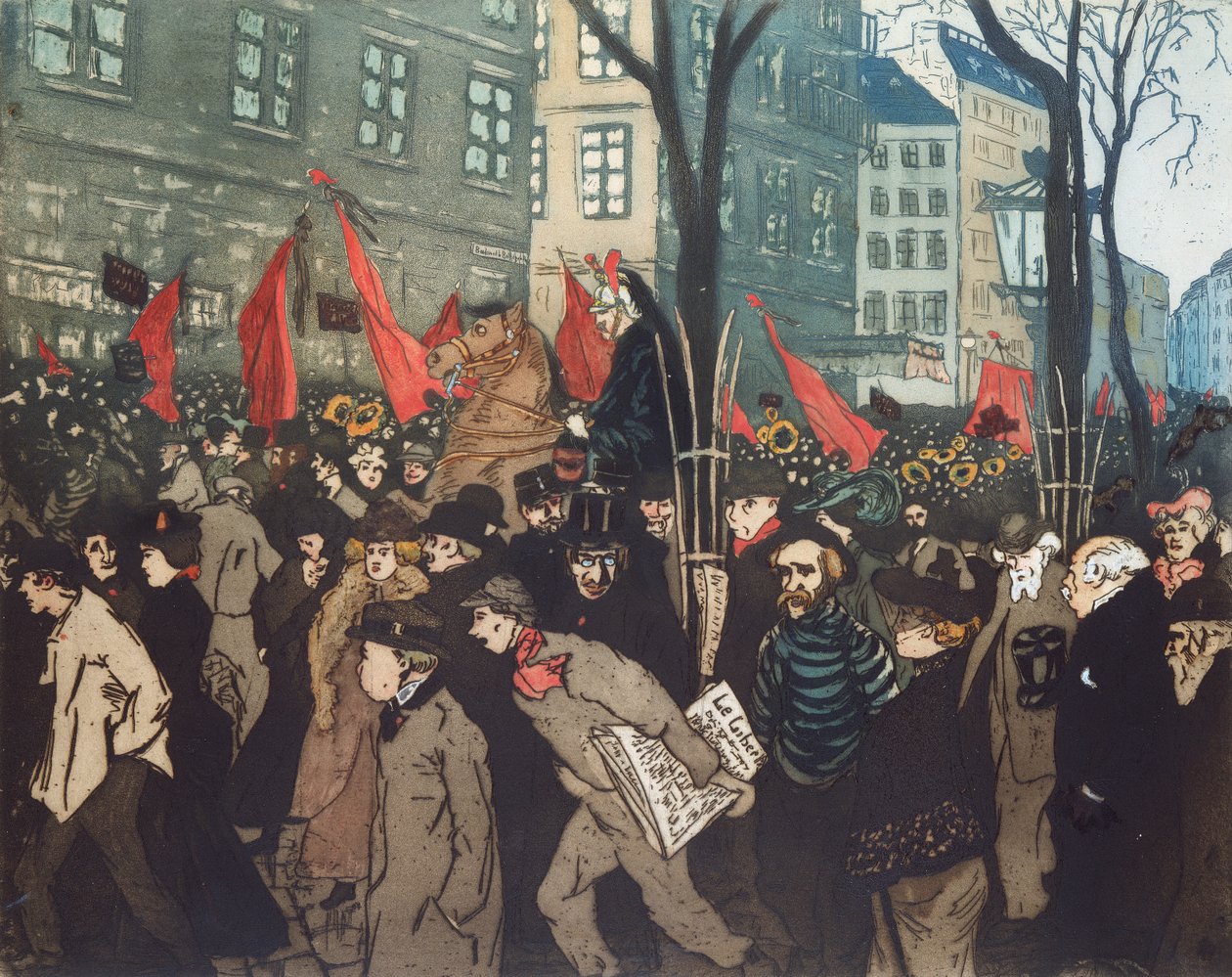 Begravelse til Clemence Louise Michel, 22. januar av Anonymous Anonymous