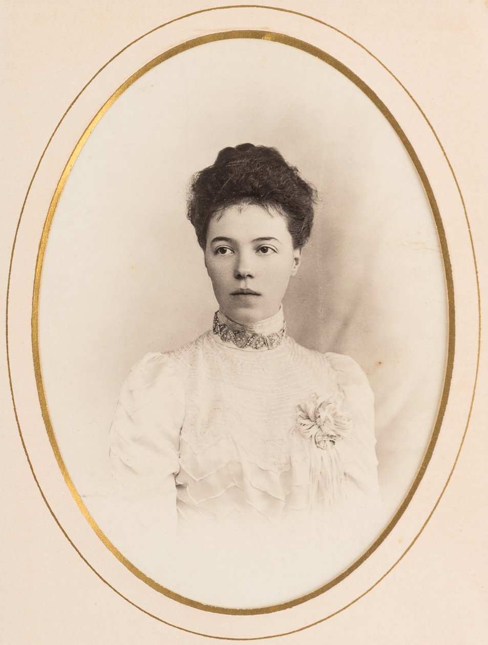 Storhertuginne Olga Alexandrovna av Russland (1882-1960), Anonym . Albumin bilde. Privat samling av Anonymous Anonymous