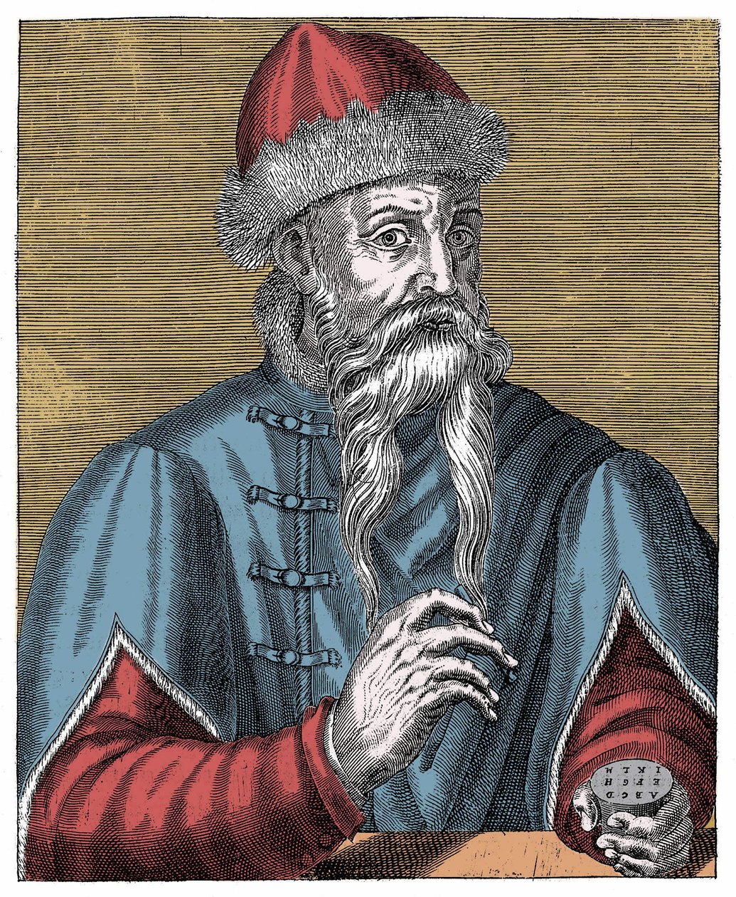 Johann Gutenberg, German printer and goldsmith av Anonymous Anonymous