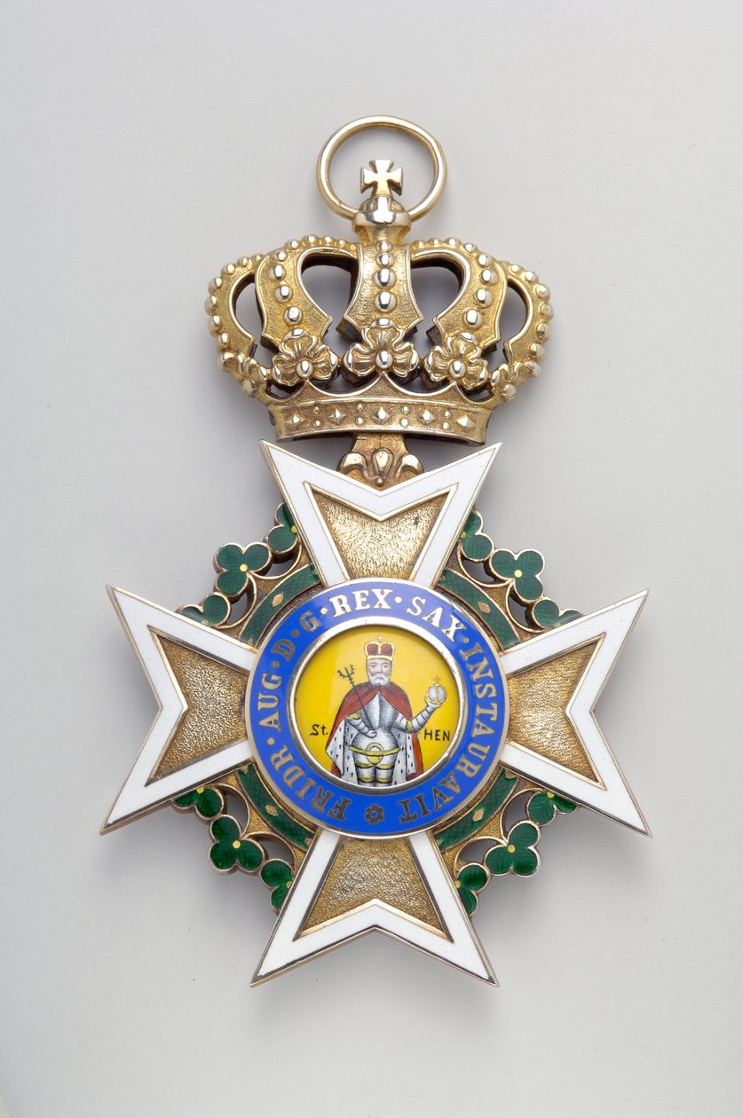 Kongeriket Sachsen - Saint Henry Military Order: insignier av det store kors - 1736-1918 av Anonymous Anonymous