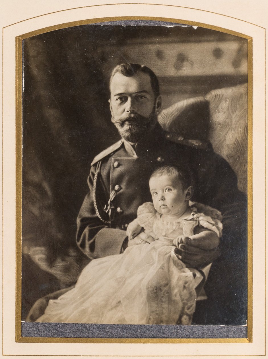 Le tsar Nicolas II et le tsarevitch Alexis (1904-1917) - Tsar Nicholas II og Tsarevich Alexei, Anonym . Fotoalbum av Anonymous Anonymous