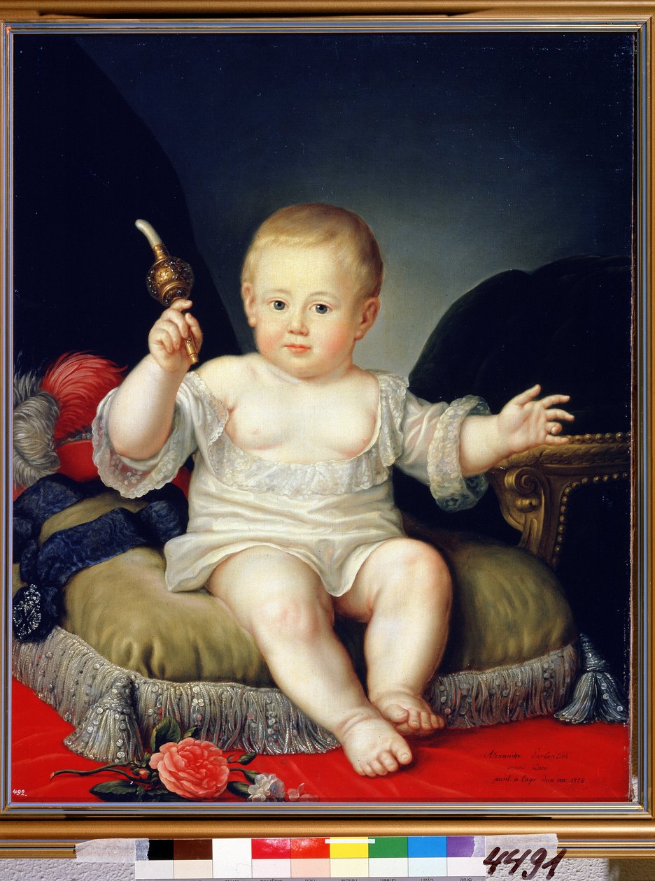Barndommen til storhertug Alexander Pavlovich (Alexander I Romanov av Anonymous Anonymous