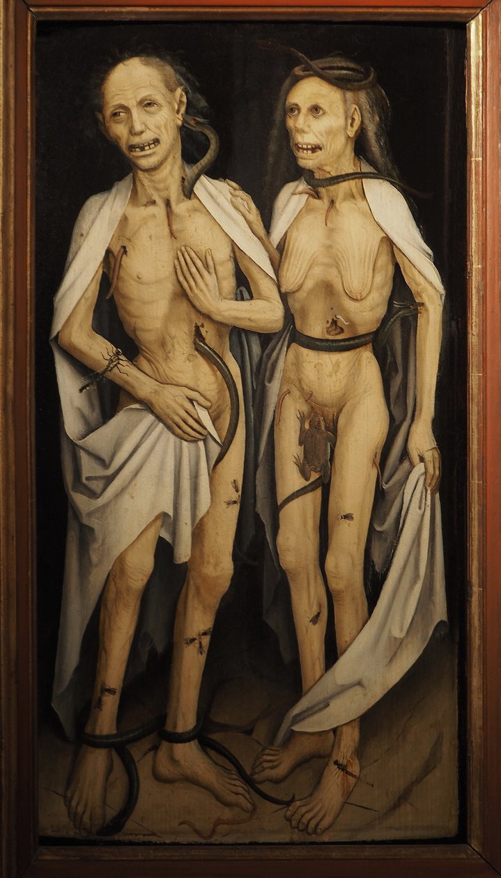 Avdøde elskere. Anonym, ca 1470 (Olje på tre) av Anonymous Anonymous