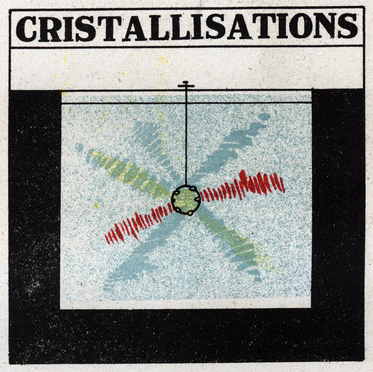 Light projection: crystallization. Anonymous illustration of 1925. Private collection. av Anonymous Anonymous