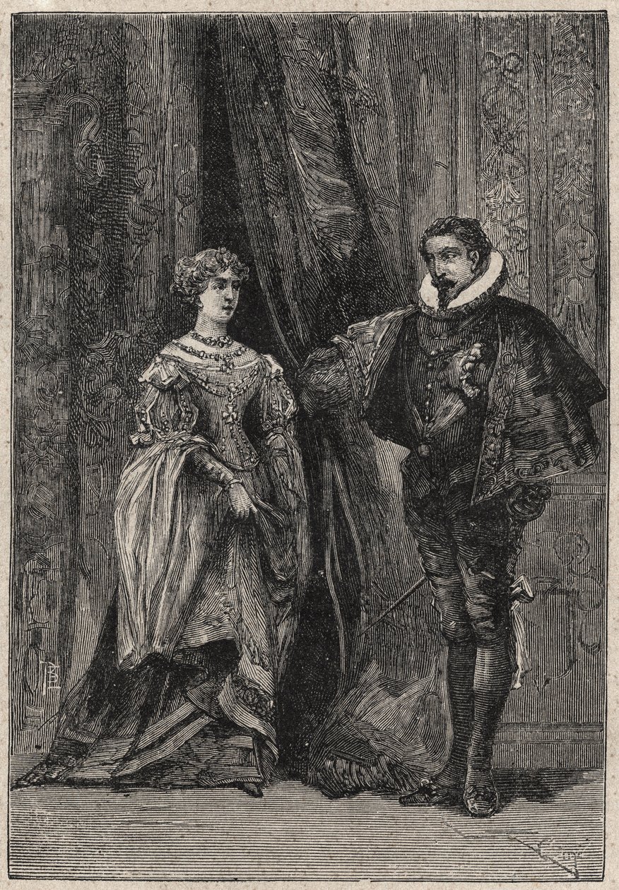 Lucrezia Borgia og hennes første ektemann Giovanni Sforza d