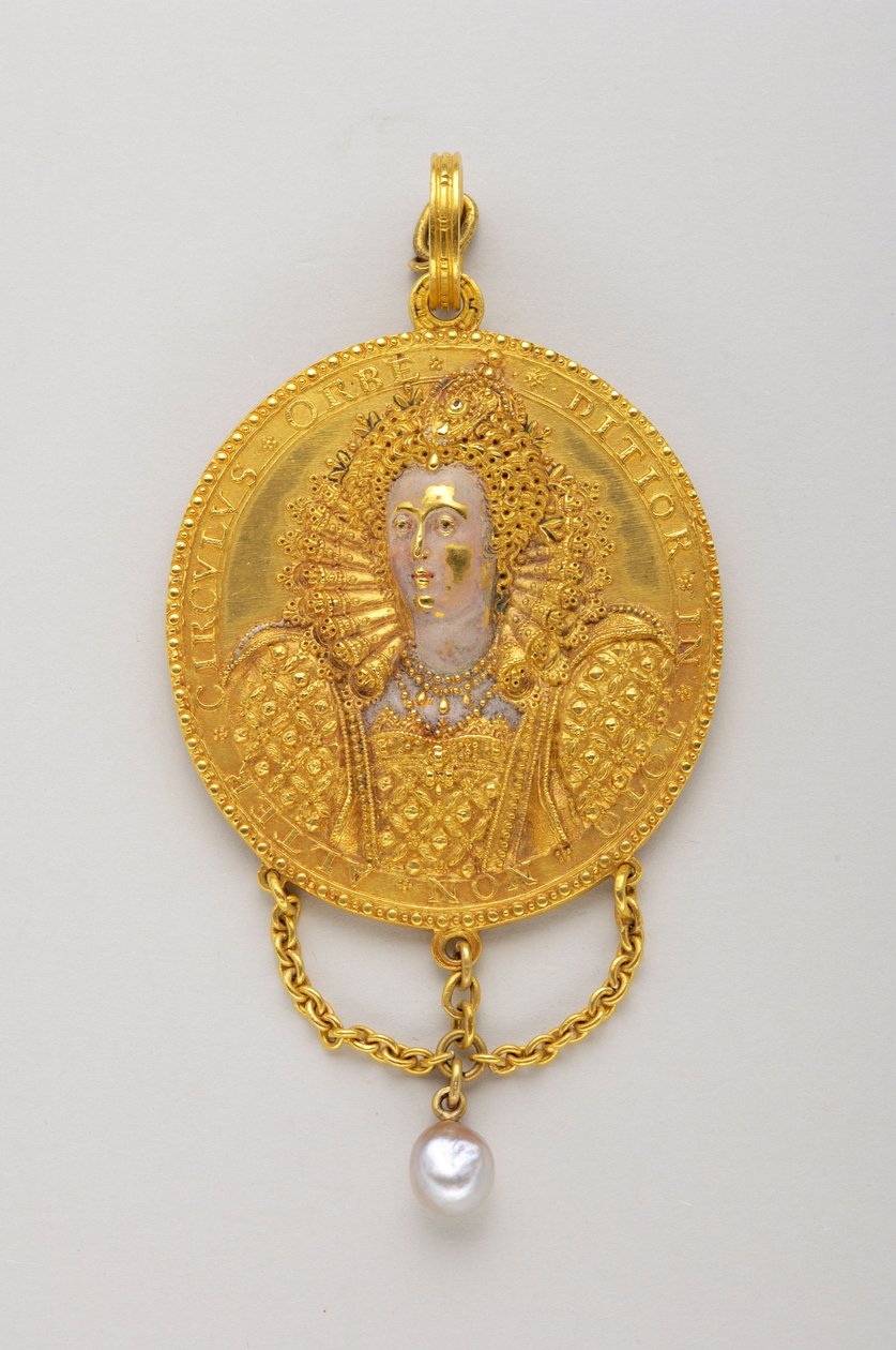 Medalje av 1589 til ære for dronning Elizabeth I. Offverse (1500-tallet) av Anonymous Anonymous
