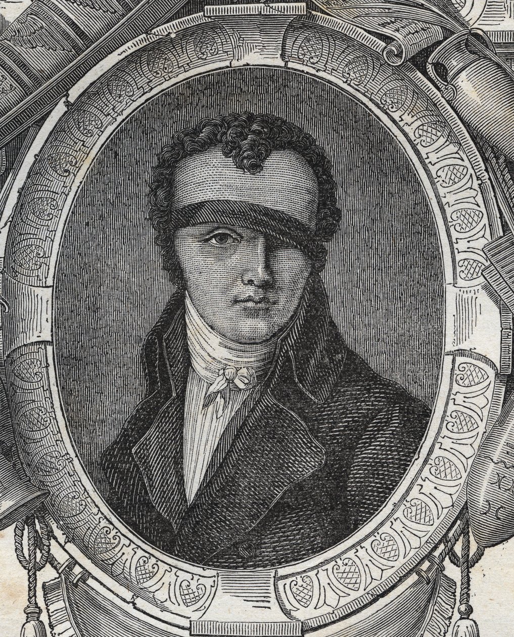 Nicolas Jacques Conte (1755-1805), fransk maler, kjemiker og oppfinner - av Anonymous Anonymous