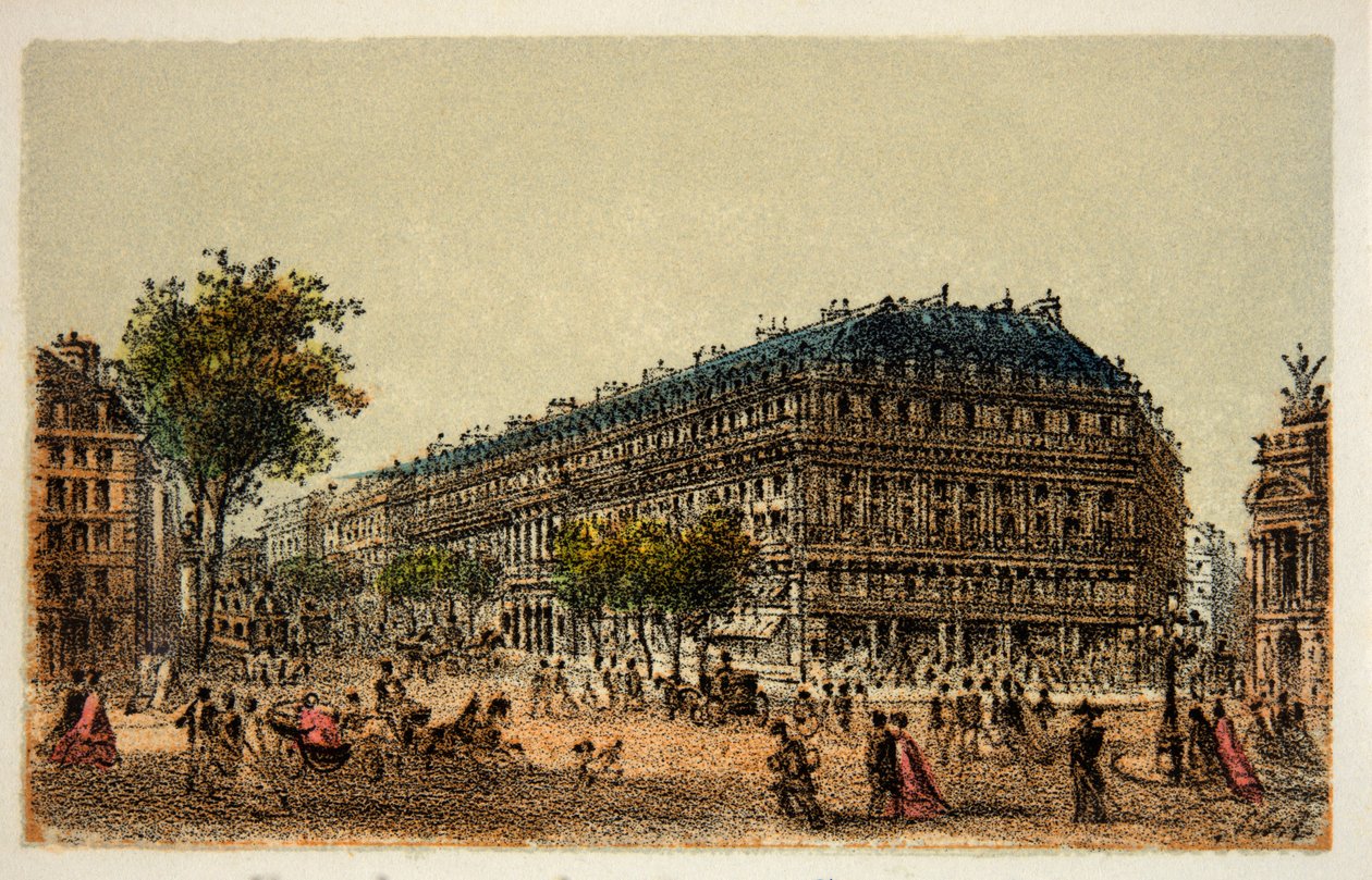 Paris 1874: Boulevard des Capucines, privat samling av Anonymous Anonymous