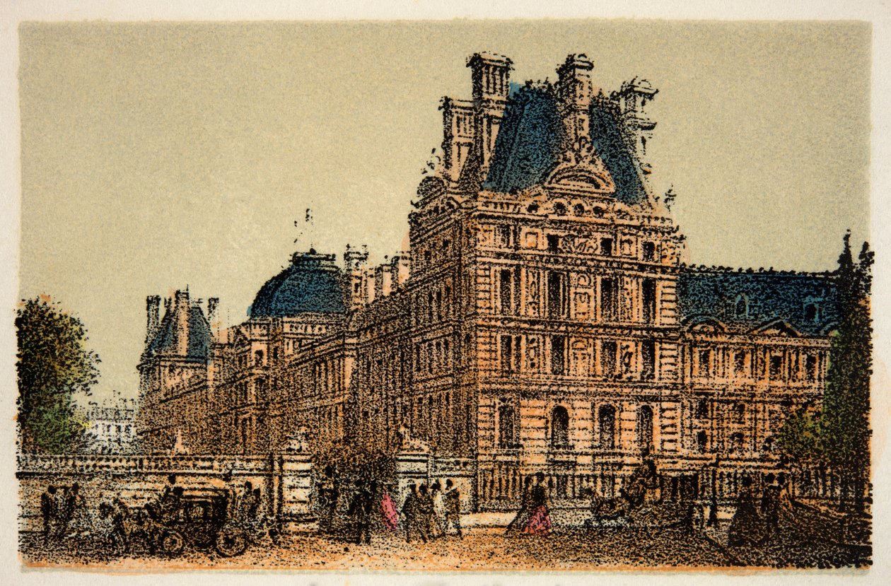 Paris 1874: Tuileriene, privat samling av Anonymous Anonymous