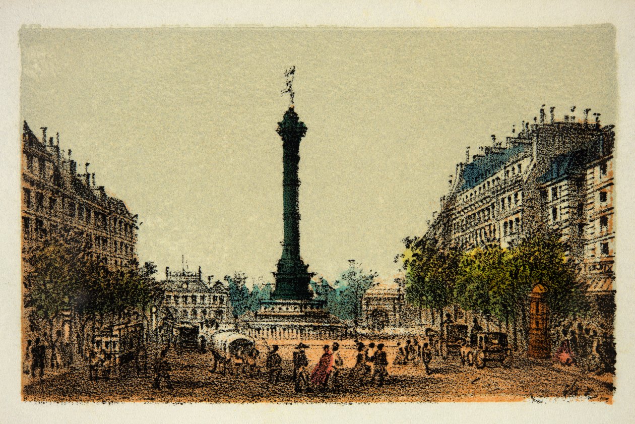Paris i 1874: Julispalten, Privat samling av Anonymous Anonymous