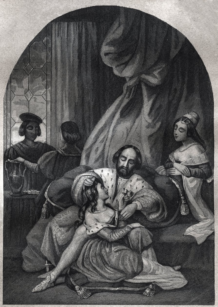 Paul III (pave fra 1534 til 1549) og hans familie - Paul III (pave fra 1534 til 1549) et sa famille - Gravering de 1842 i "Histoire des popes: forbrytelser, drap, forgiftninger, parricides, hor, incest... av Maurice Lachatre. Privat samling. av Anonymous Anonymous