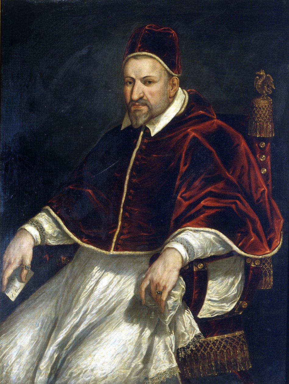 Paul V (1605 - 1621). Anonymt maleri. Roma, museum i Roma. av Anonymous Anonymous
