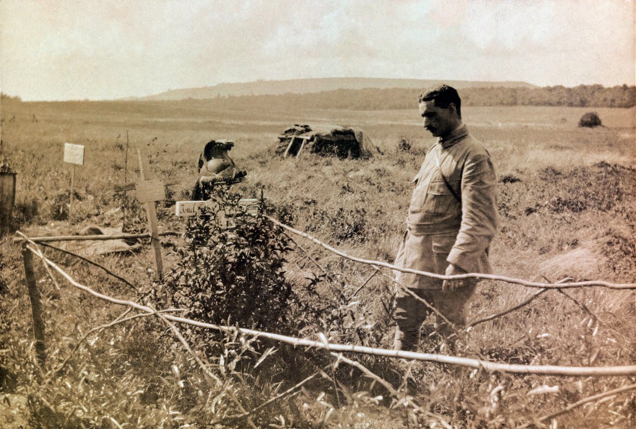 Fotografi fra et personlig album av en infanteriløytnant under de første månedene av første verdenskrig (1. Iere av Anonymous Anonymous