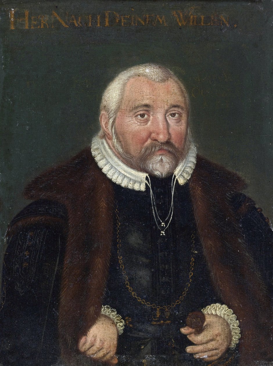 ""portrett av Frederic III av Pfalz Said Frederic III Den fromme kurfyrsten Pfalz av Rhinen (1515-1576)"" Anonymt maleri 1500-tallets privatsamling av Anonymous Anonymous