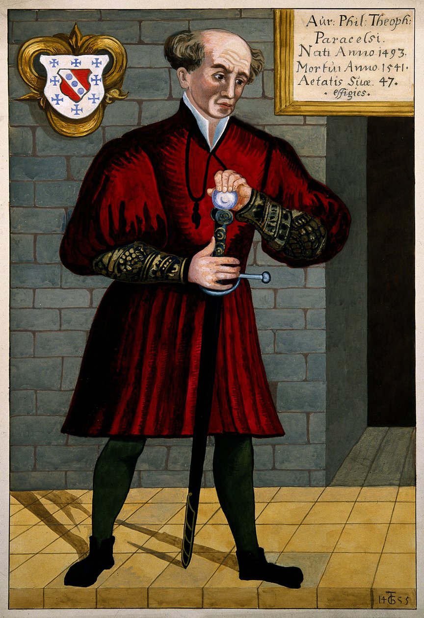 Portrett av Philippus Aureolus Paracelsus (i fr. Paracelsus av Anonymous Anonymous
