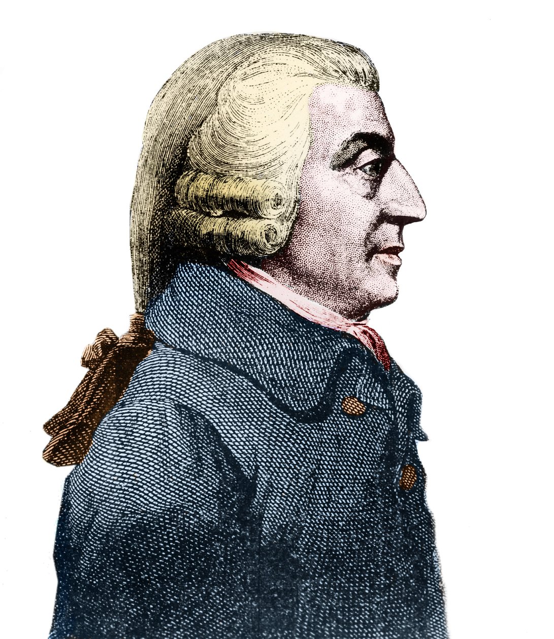 Portrett av Adam Smith (1723 - 1790), skotsk filosof og økonom. av Anonymous Anonymous