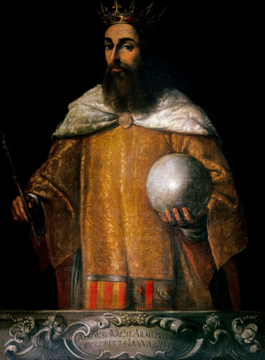 Portrett av Alfonso IV, konge av Aragon kalt den milde (1299-1336) (maleri) av Anonymous Anonymous