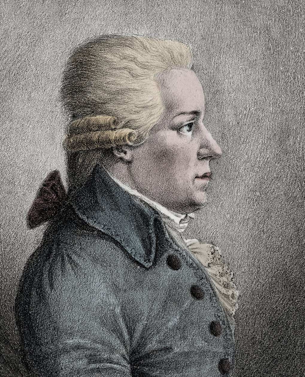 Portrait of Carl (Karl) Ditters von Dittersdorf (1739-1799), Austrian composer - Portrait of August Carl Ditters von Dittersdorf (1739-1799), Austrian composer and violinist av Anonymous Anonymous
