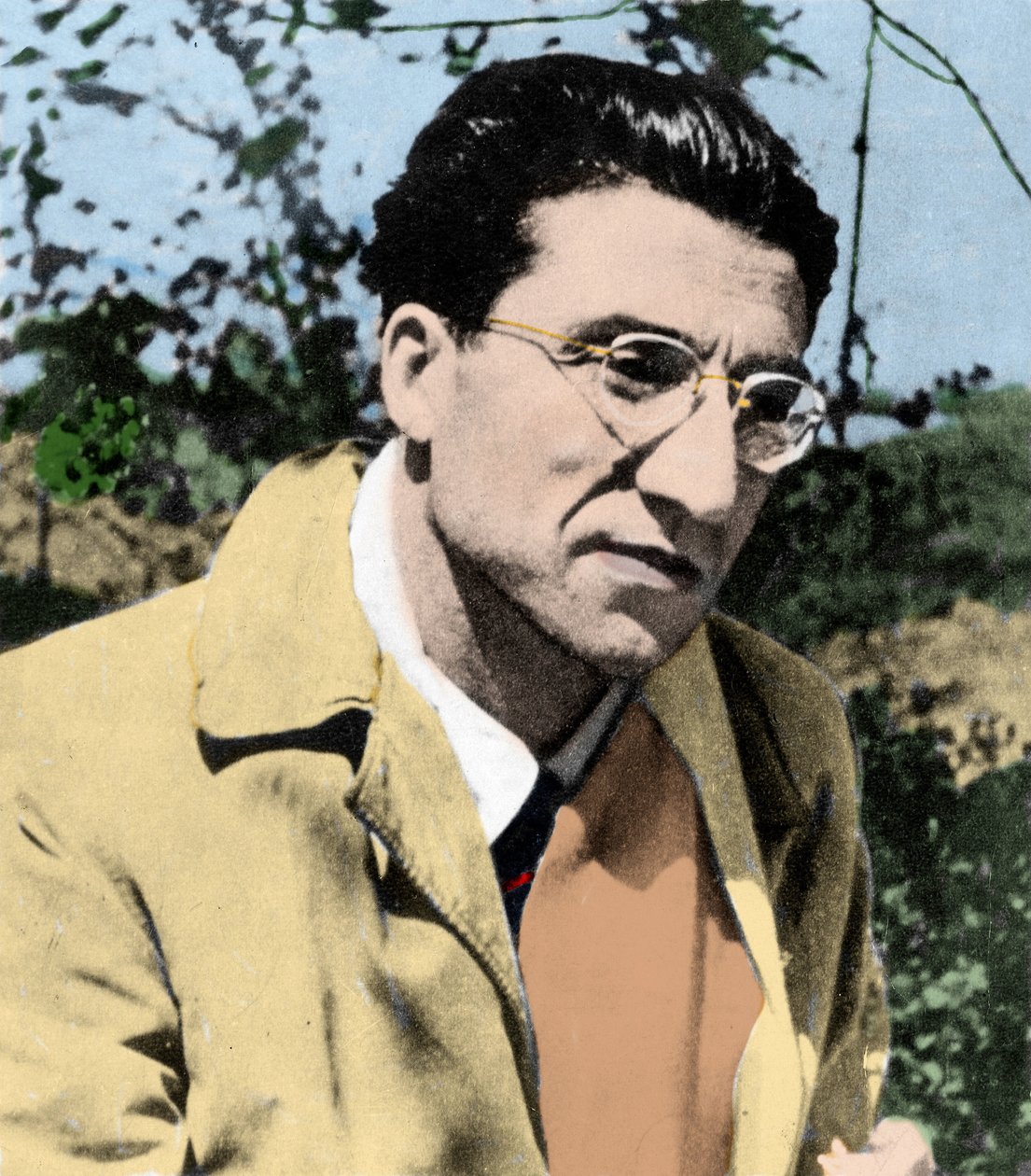 Portrett av Cesare Pavese. av Anonymous Anonymous