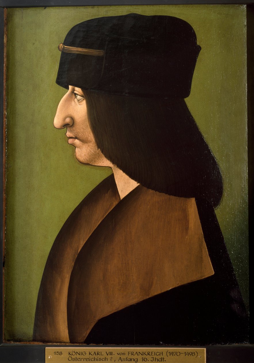 Portrett av Charles VIII av Frankrike (maleri) av Anonymous Anonymous