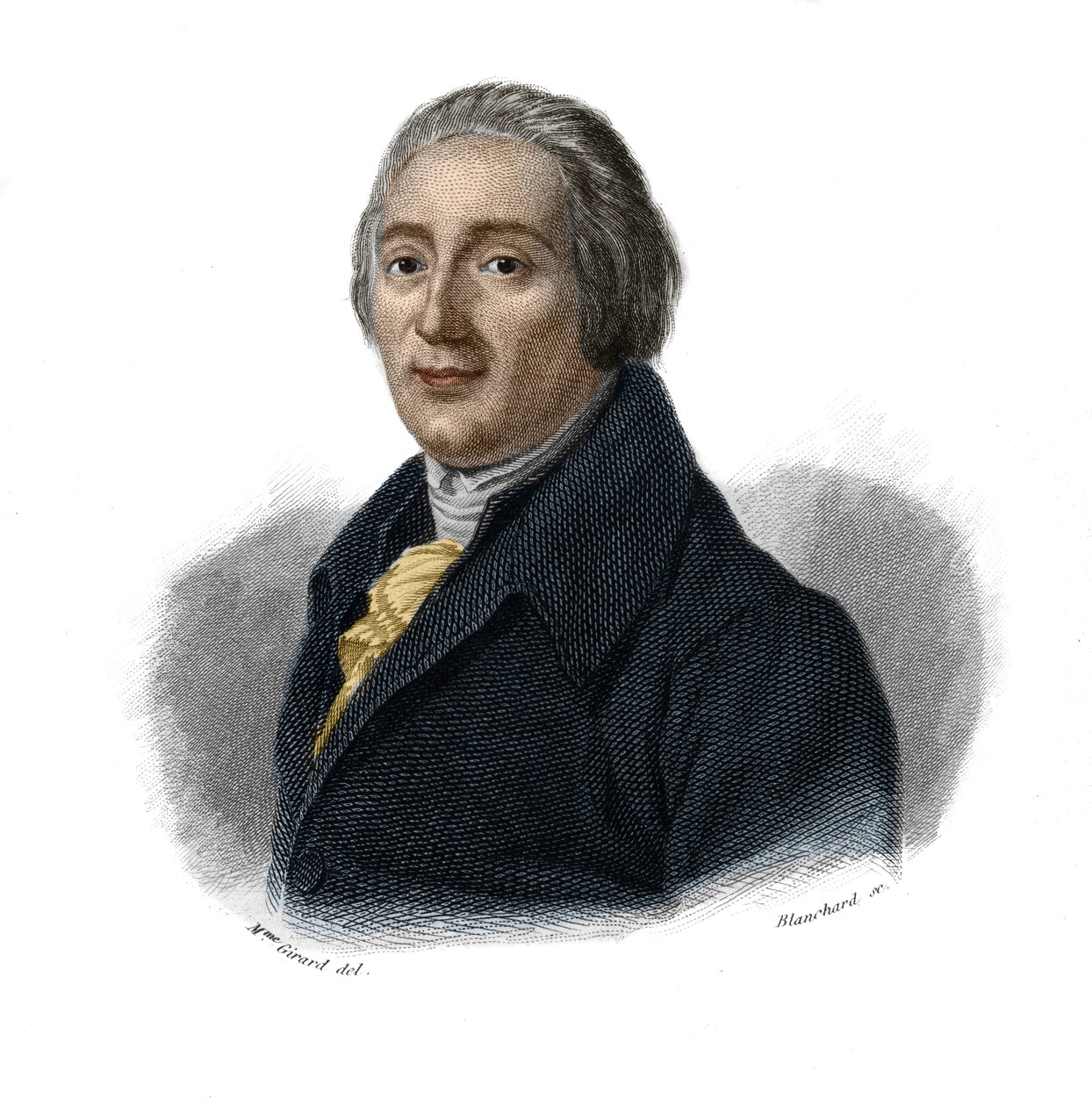 Portrett av Etienne Delessert (1735 -1816) bankmann og industriell francais i "Portretter og historie om nyttige menn: menn og kvinner i alle land og av alle forhold, som har skaffet seg rettigheter til anerkjennelse av menn" publisert og formidlet av av Anonymous Anonymous