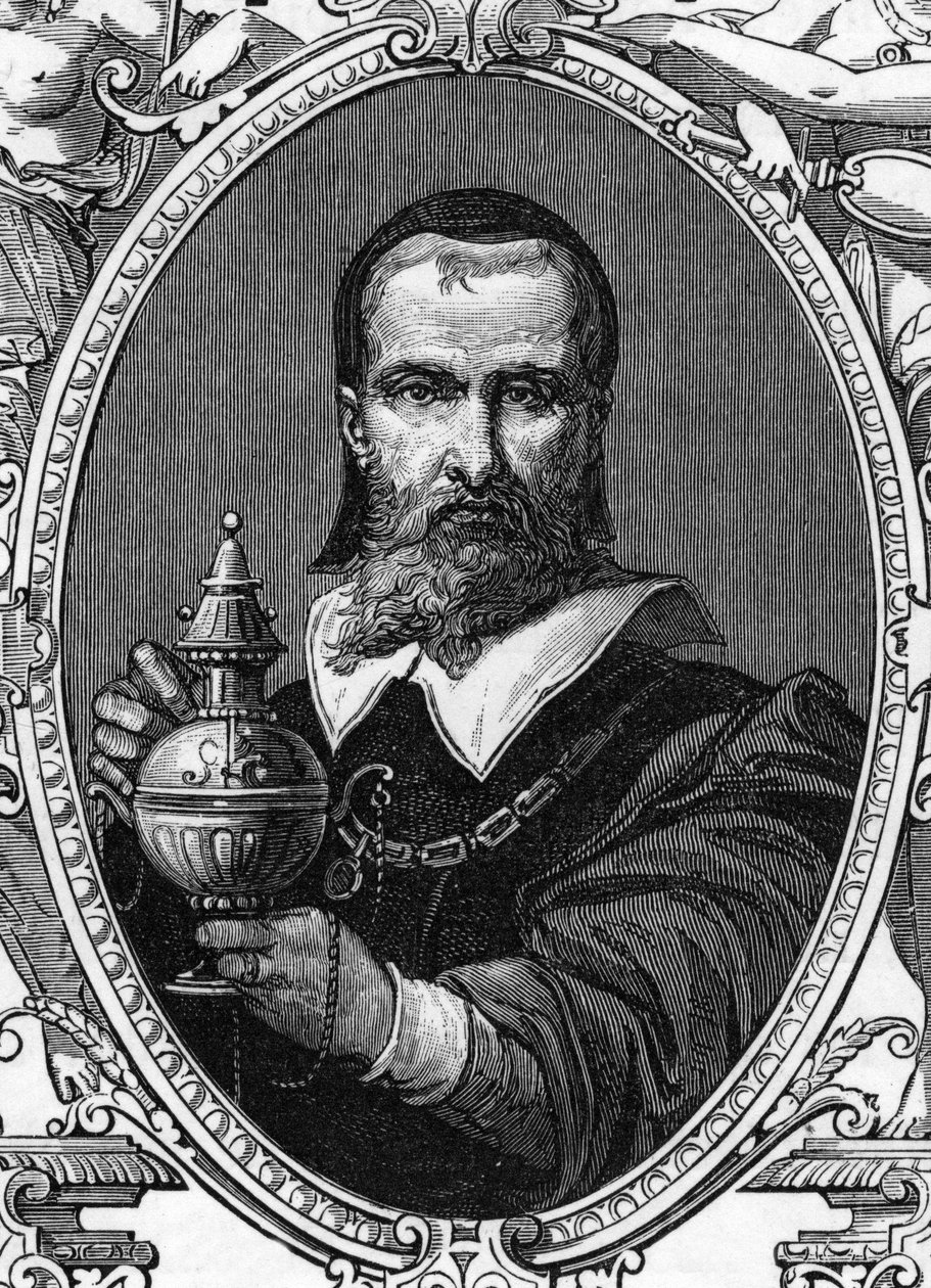 Portrett av Francesco Raibolini sa il Francia (1450-1518) italiensk maler. gravering av 1859 i "" galleriene i Europa - Italia"" av armengaud. Privat samling. av Anonymous Anonymous