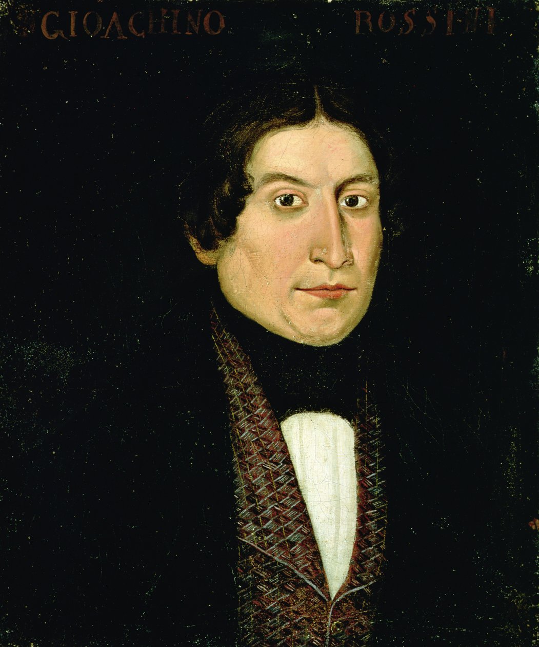 Portrett av Gioacchino Rossini (1792-1868) (olje på lerret) av Anonymous Anonymous