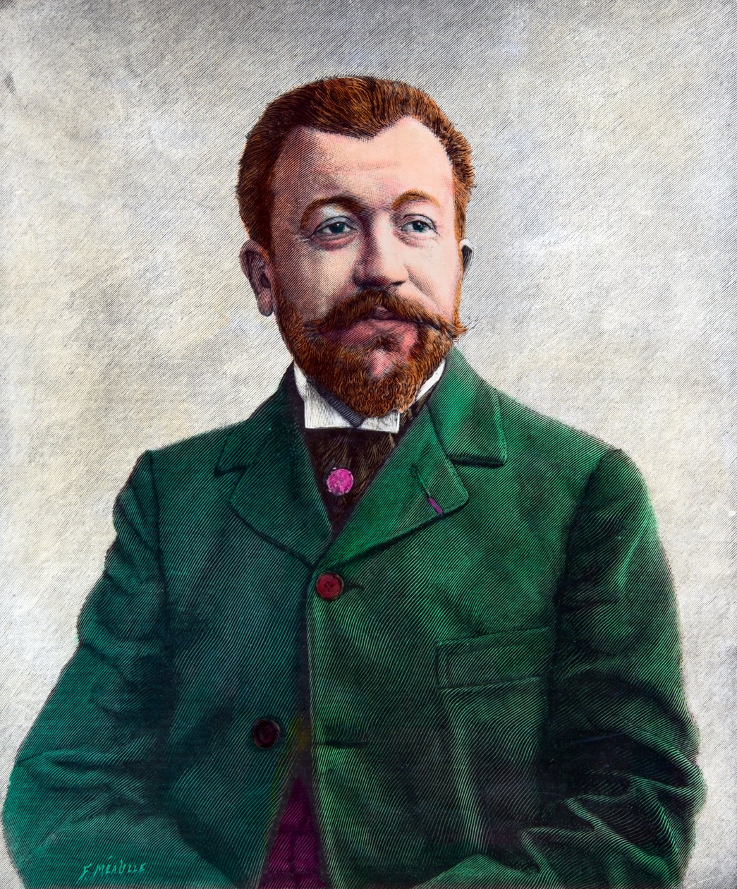 Portrett av Henri Lavedan (1859-1940) journalist og dramatiker, Privee Collection av Anonymous Anonymous