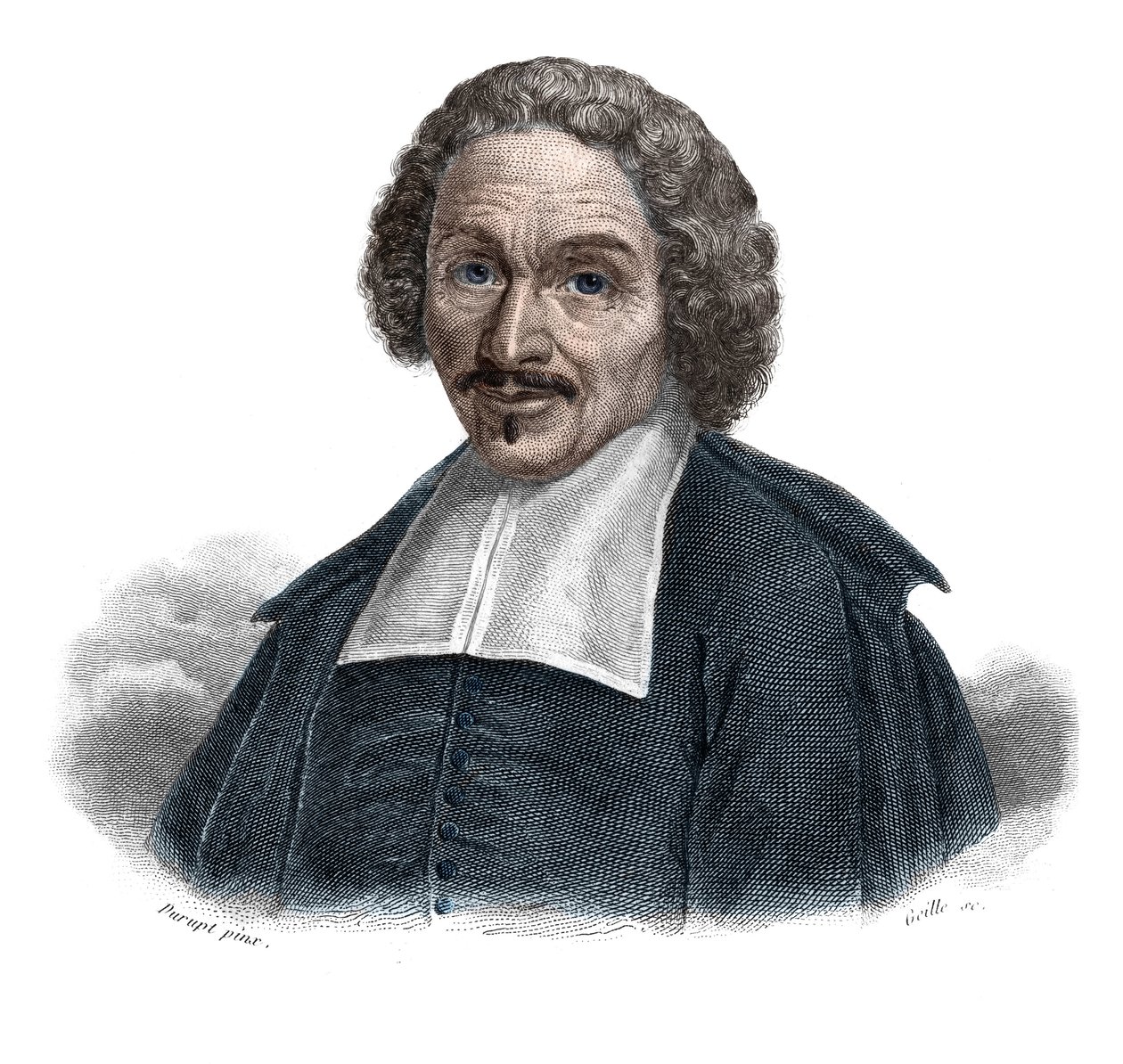 Portrait of Henri Michel Buch - Bon Henri (1598-1666) Maitre Cordonnier in Paris in “Portraits et histoire des hommes utile: hommes et femmes de tous pays et de tous conditions, qui acquis des droits à la reconaissance des hommes” published and propages by av Anonymous Anonymous