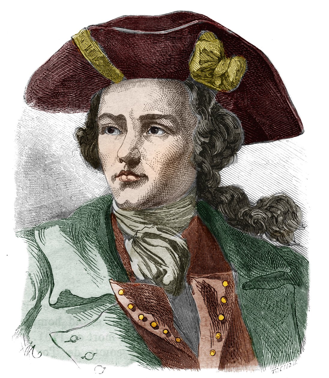 Portrett av Jacques Cassard, fransk sjømann av Anonymous Anonymous