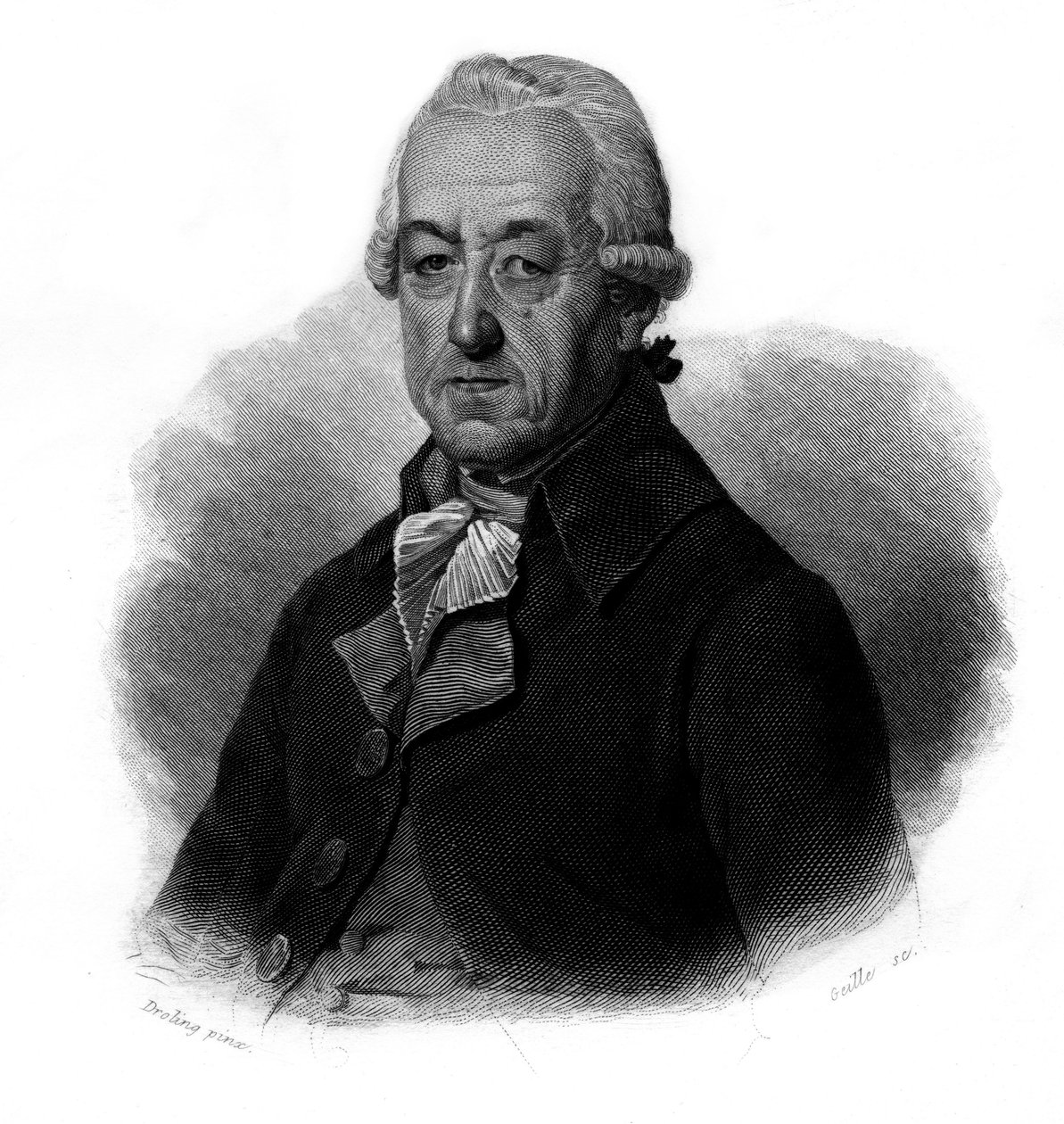 Portrait of Jean-Georges Reber (Jean Georges) (1731-1816) french industrialist In “” Portraits et histoire des hommes utile: hommes et femmes de tous pays et de tous conditions, qui ont ont acquis des droits à la reconaissance des hommes” published and pro av Anonymous Anonymous