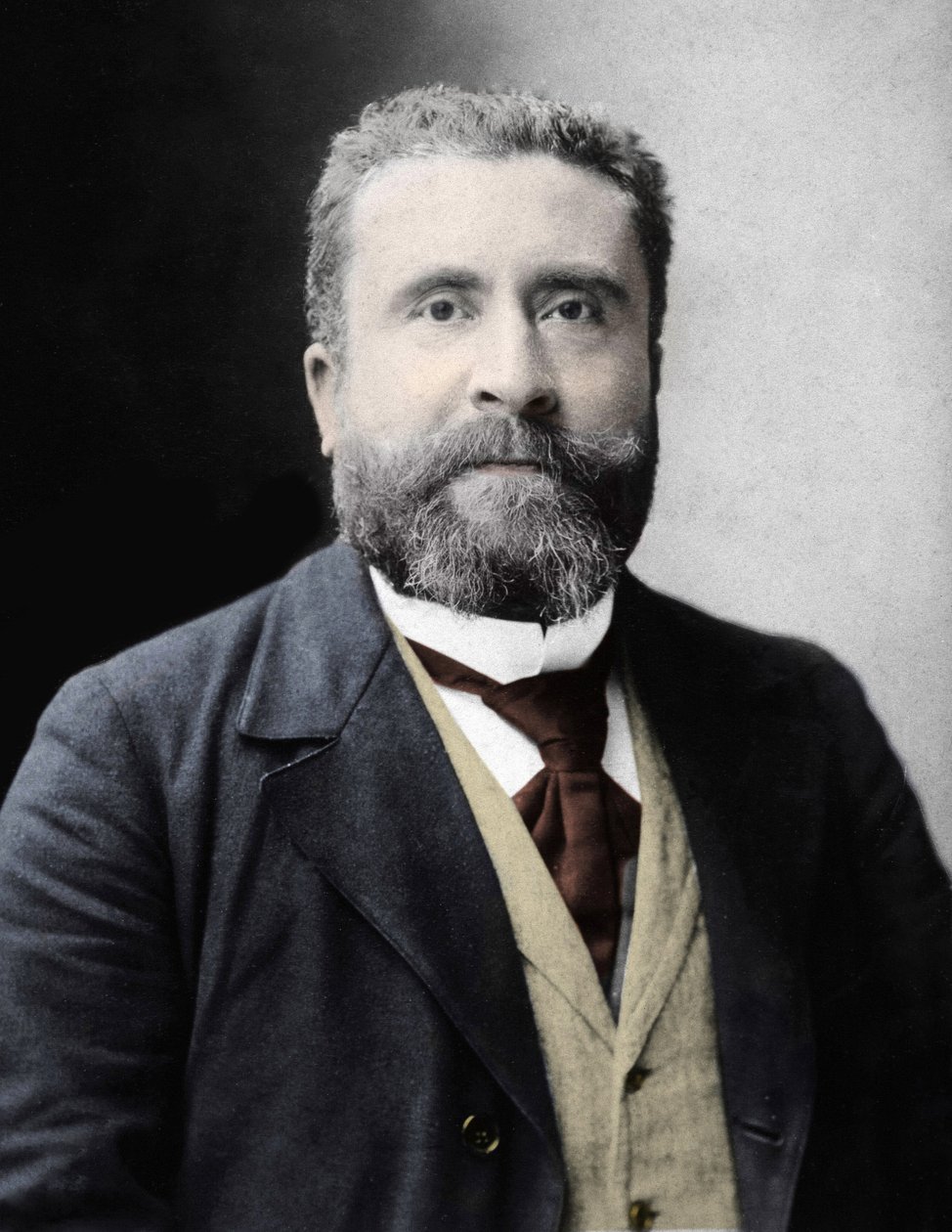 Portrett av Jean Jaures (1859-1914) fransk sosialist-deputat. av Anonymous Anonymous