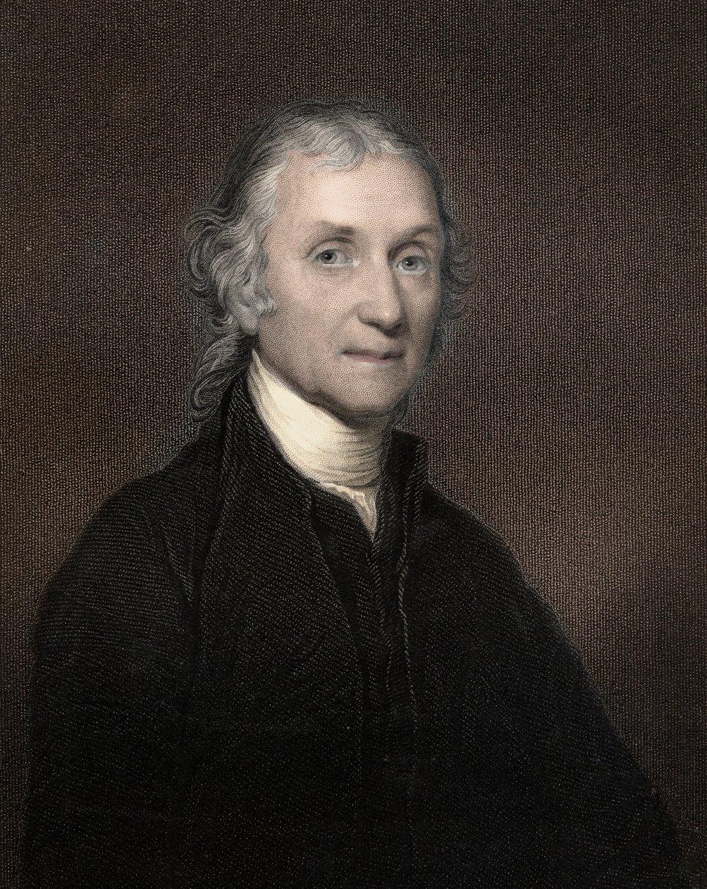 Portrett av Joseph Priestley (1733 - 1804) britisk kjemiker og teolog av Anonymous Anonymous