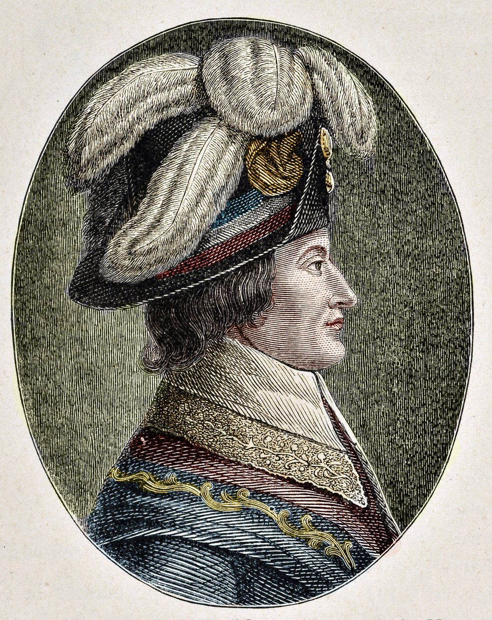 Portrait of Lazarus Nicolas Marguerite Carnot (1753-1823), French politician. av Anonymous Anonymous
