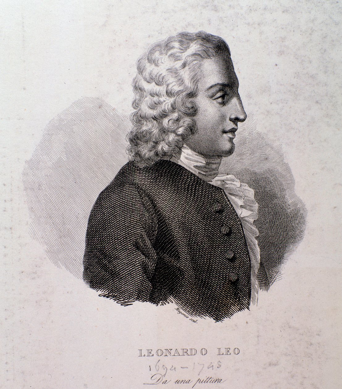 Portrett av Leo Leonardo (gravering) av Anonymous Anonymous