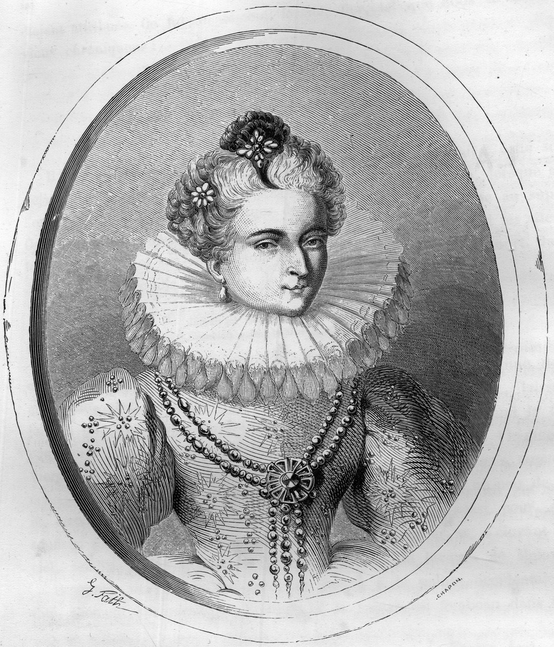 Portrett av Leonora Dori (eller Dosi) dit Galigai, marechale d