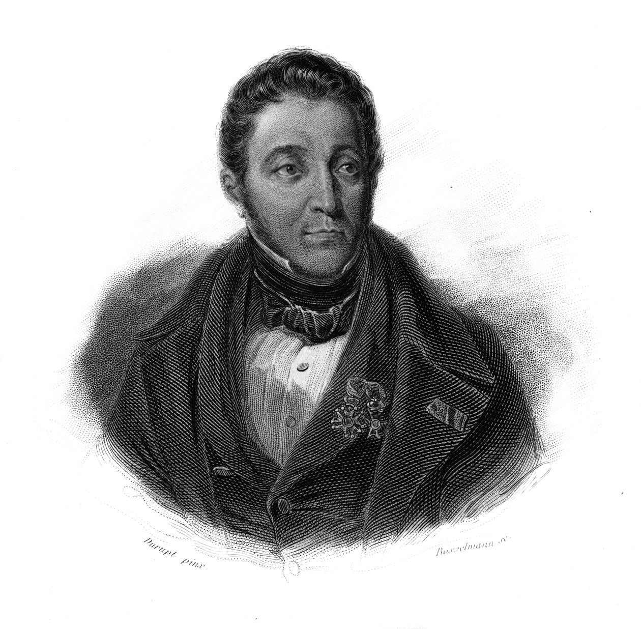 Portrett av Louis-Francois-Xavier Crespel, dit Crespel-Delisse (Louis Francois Xavier Crespel Delisse) industriell francais i "Portretter og historie om nyttige menn: menn og kvinner i alle land og alle forhold, som skaffet seg rettigheter til anerkjennels av Anonymous Anonymous