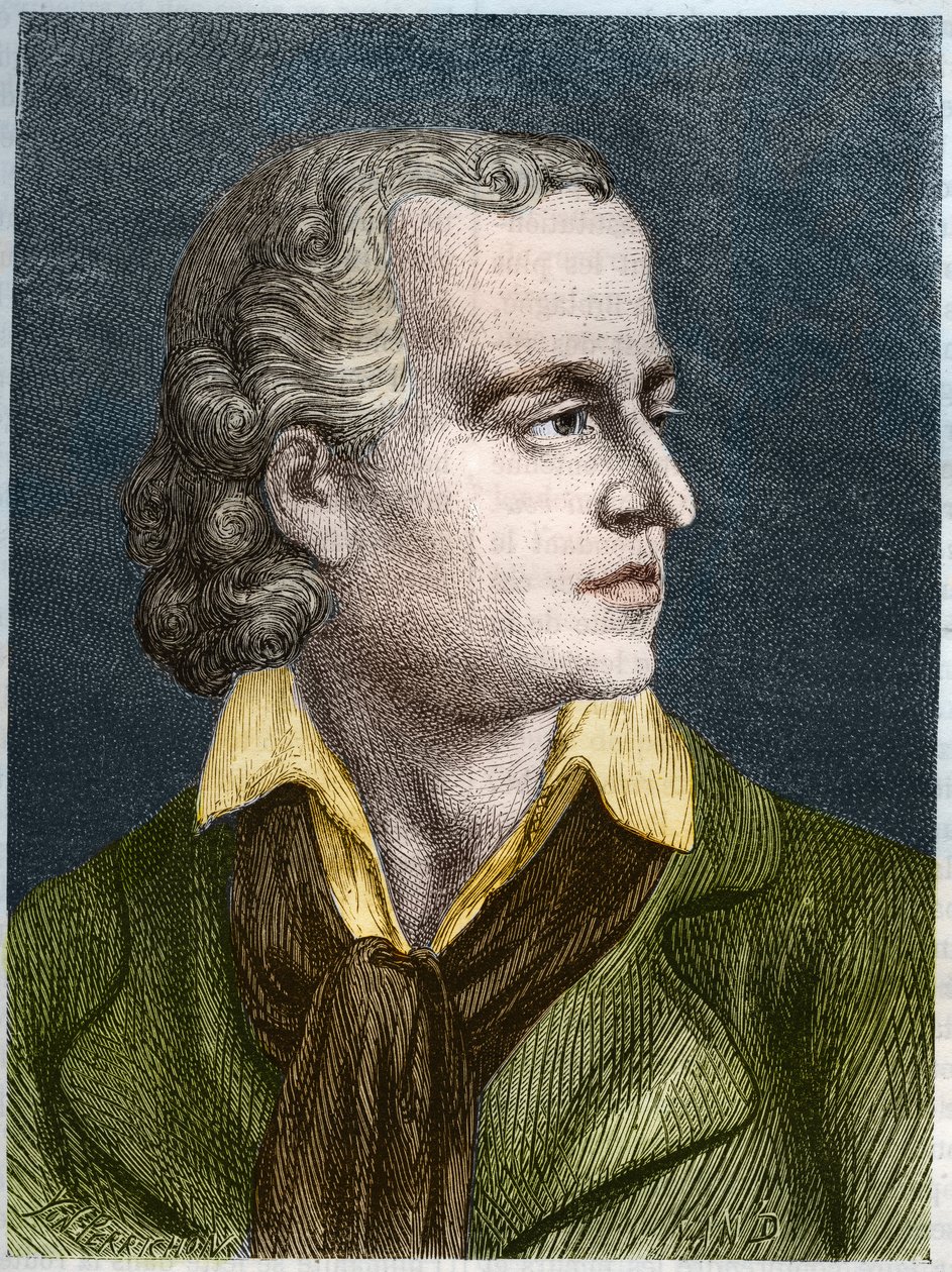 Portrett av Louis-Joseph (Louis Joseph) Charlier (1754-1797) fransk politiker. Gravering fra 1866 i «Histoire de la Revolution francaise»» av Adolphe Thiers. Privat samling. av Anonymous Anonymous