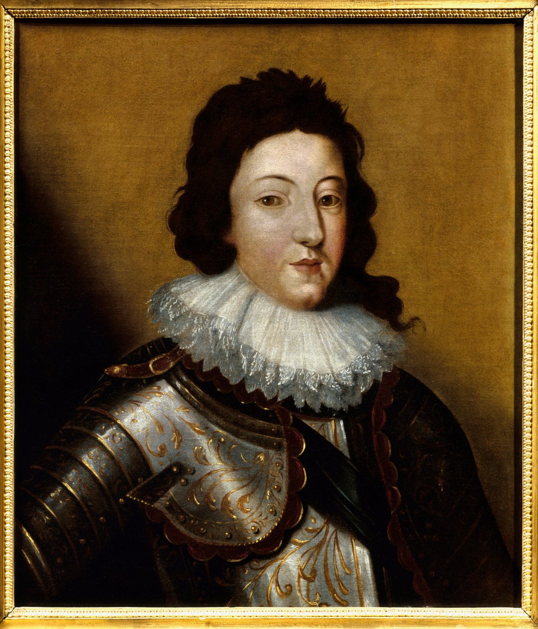 Portrett av Ludvig XIII (1601-1643). Anonymt maleri fra 1600-tallet. Olje på lerret. Det må nevnes: Reims, Musee Des Beaux Arts av Anonymous Anonymous