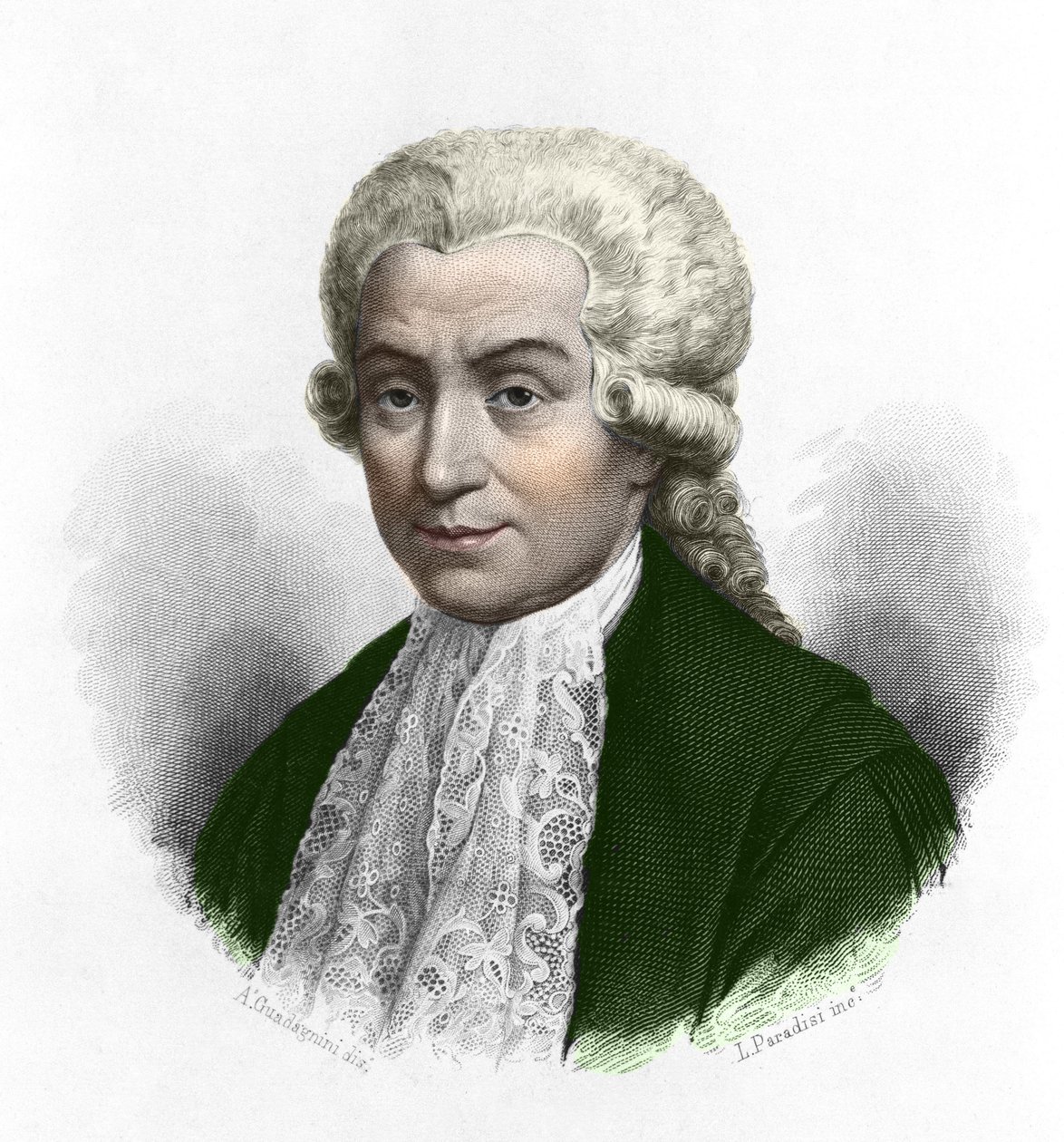 Portrett av Luigi Galvani (1737-1798), italiensk fysiker og lege. av Anonymous Anonymous