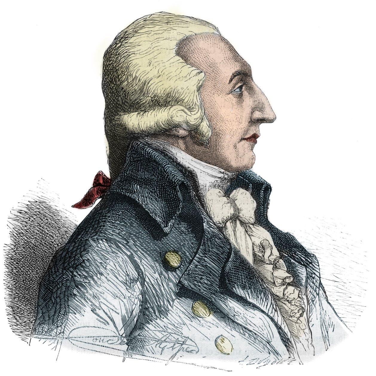Portrait of Pierre Roger Ducos (1747-1816), French politician - Engraving in “Histoire des Girondins”” by Alphonse de Lamartine (1790-1869) 1865-1866 - Private collection av Anonymous Anonymous