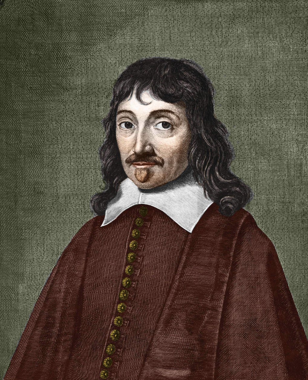 Portrett av Rene Descartes. 1596-1650 av Anonymous Anonymous
