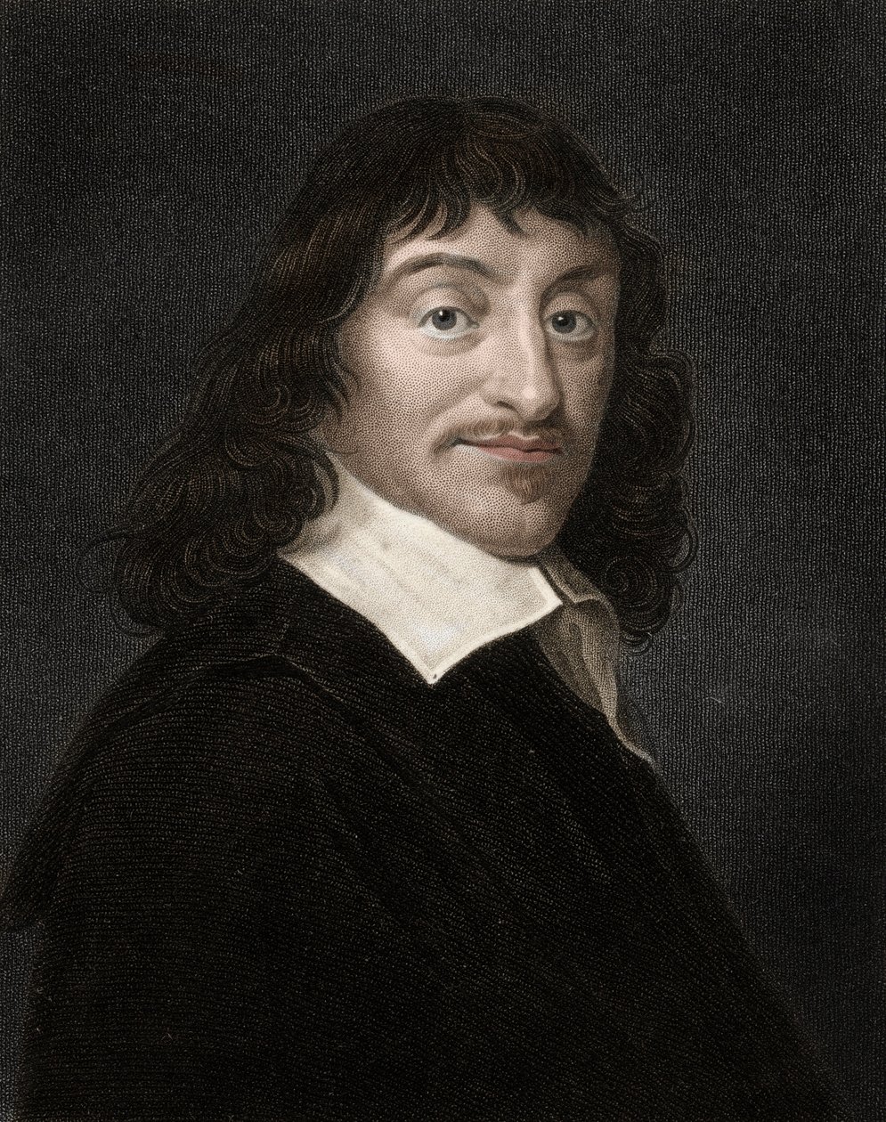 Portrett av Rene Descartes (1596–1650), engelsk filosof og forfatter av Anonymous Anonymous